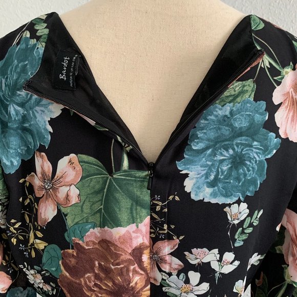 Bardot x Revolve Floral Laceup Bell Sleeve Romper - Picture 7 of 8